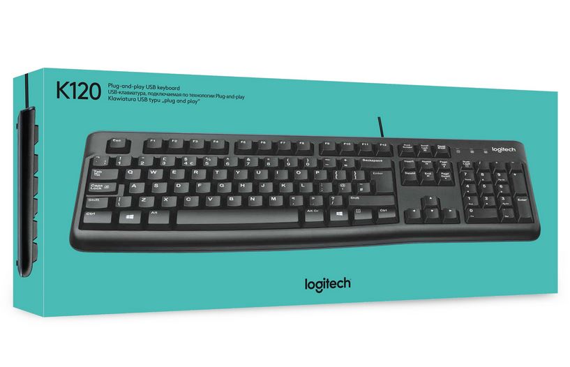 CLAVIER LOGITECH K120 MULTIMEDIA USB ORIGINAL 