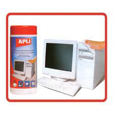 Boite Chiffons APLI Lingettes nettoyantes toutes surfaces - 100 unités