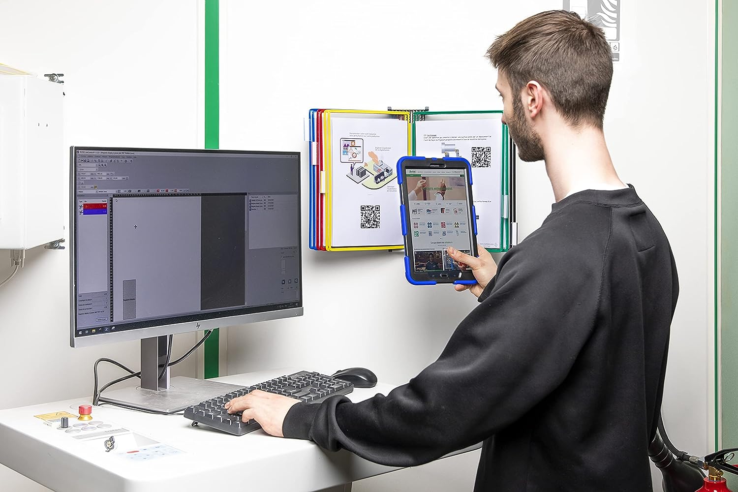 Support Kit Mural Tarifold 10 Pochettes Assorties A4 414109