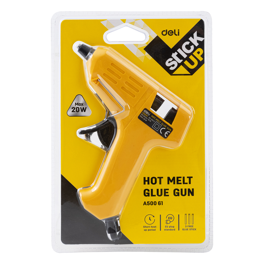 Pistolet Deli à Colle Hot Melt Glue Gun 20w A500 61