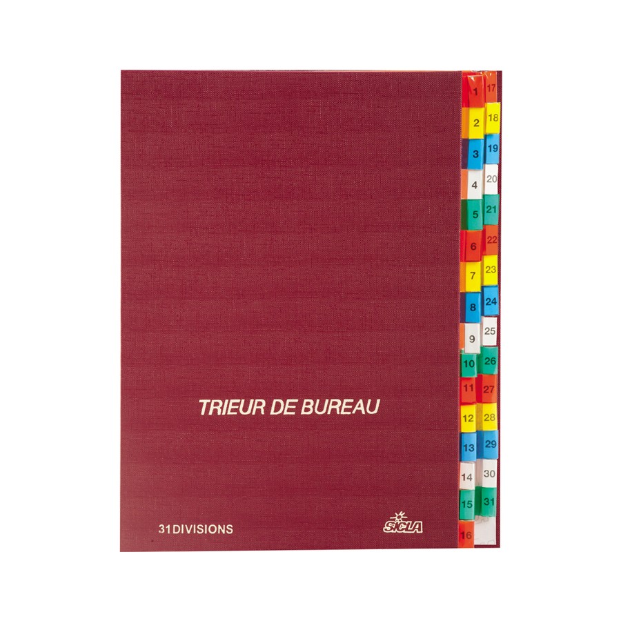 Trieur De Bureau Simili Cuir 24 Division