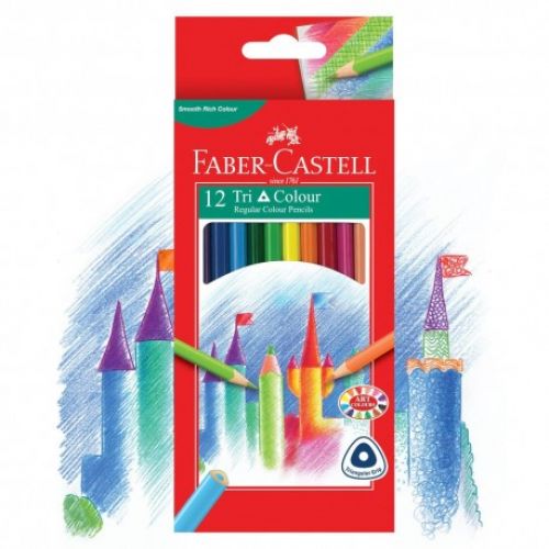 Paquet 12 Crayons De Couleur Faber Castell  115853