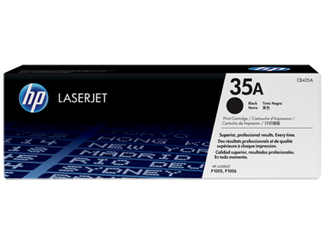 Toner HP 35A Black Original LaserJet (CB435A) 1500 Pages