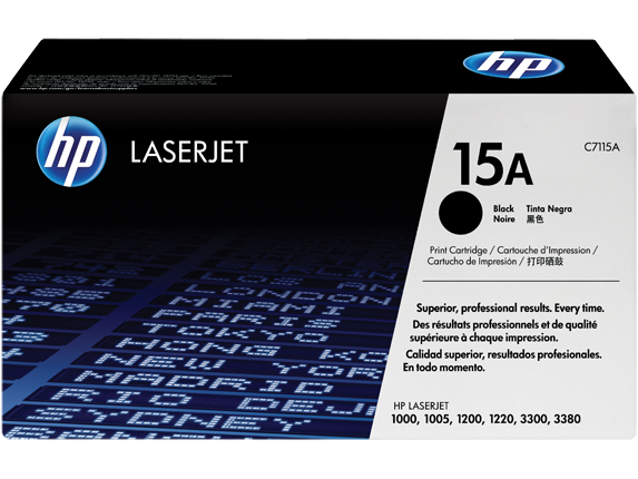 Toner HP 15A Black Original LaserJet (C7115A) 2500 Pages