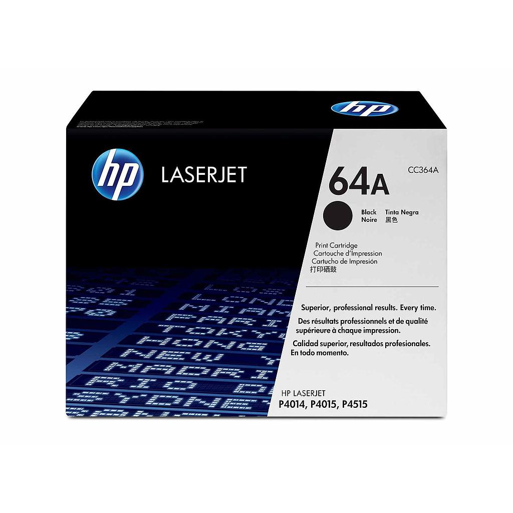 Toner HP 64A Black Original LaserJet (CC364A) 10000 Pages