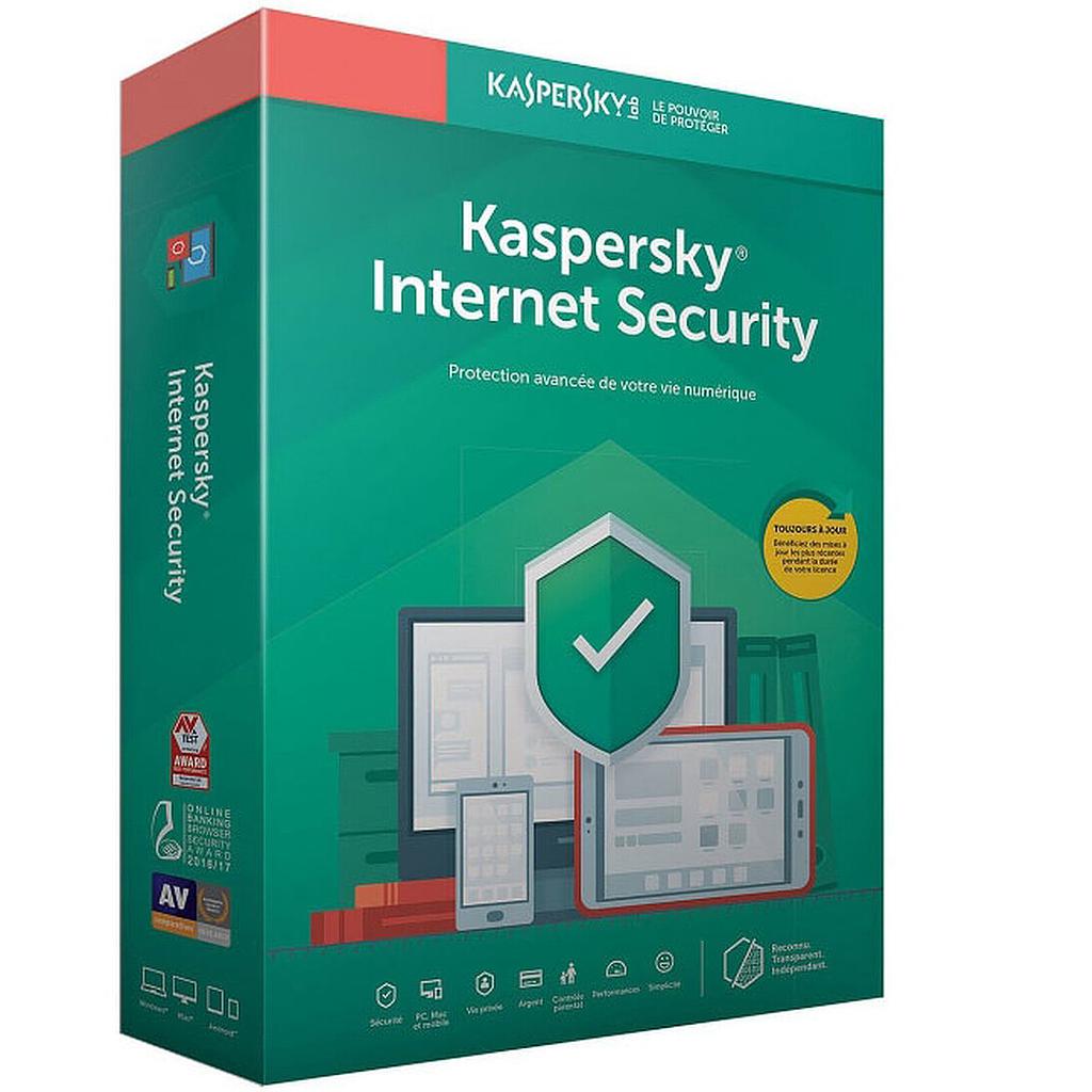 Kaspersky Internet Security 1 Poste / 1 An