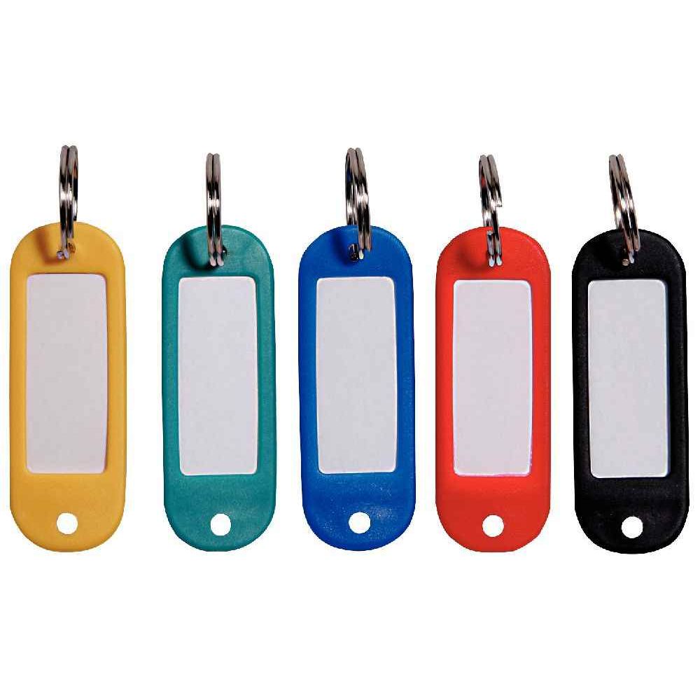 Paquet 50 Porte Clefs A Etiquette