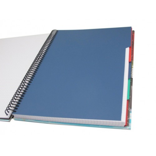 Registre 5 Sujets Spiral Boostar 250 pages