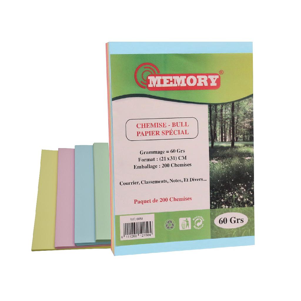 Paquet Sous Chemise Bulle Multicolor Extra Fin