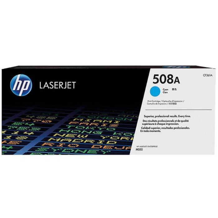 Toner HP 508A Cyan Original LaserJet CF361A 5000 Pages