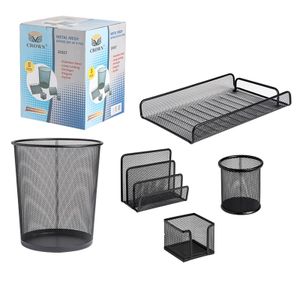 Ensemble de Bureau 5 Pcs Pbl Métallique Crown
