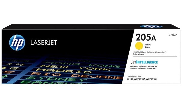 Toner HP 205A Yellow Original LaserJet (CF532A) 900 Pages
