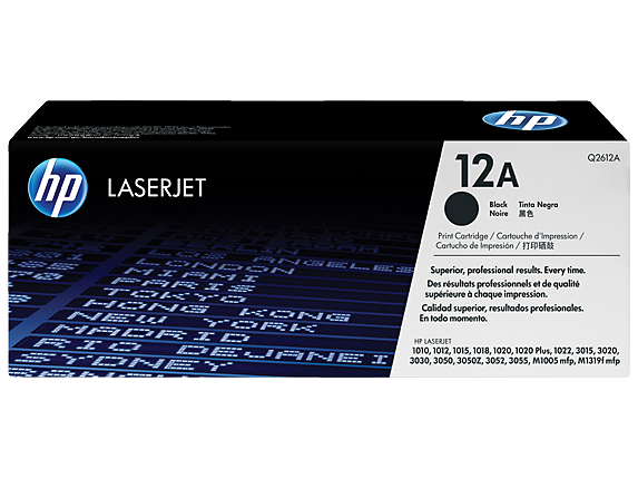 Toner HP 12A Black Original LaserJet (Q2612A) 2000 Pages