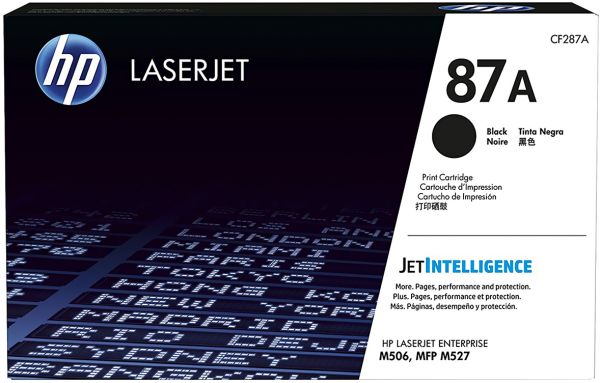 Toner HP 87A Black Original LaserJet  (CF287A) 8550 Pages 