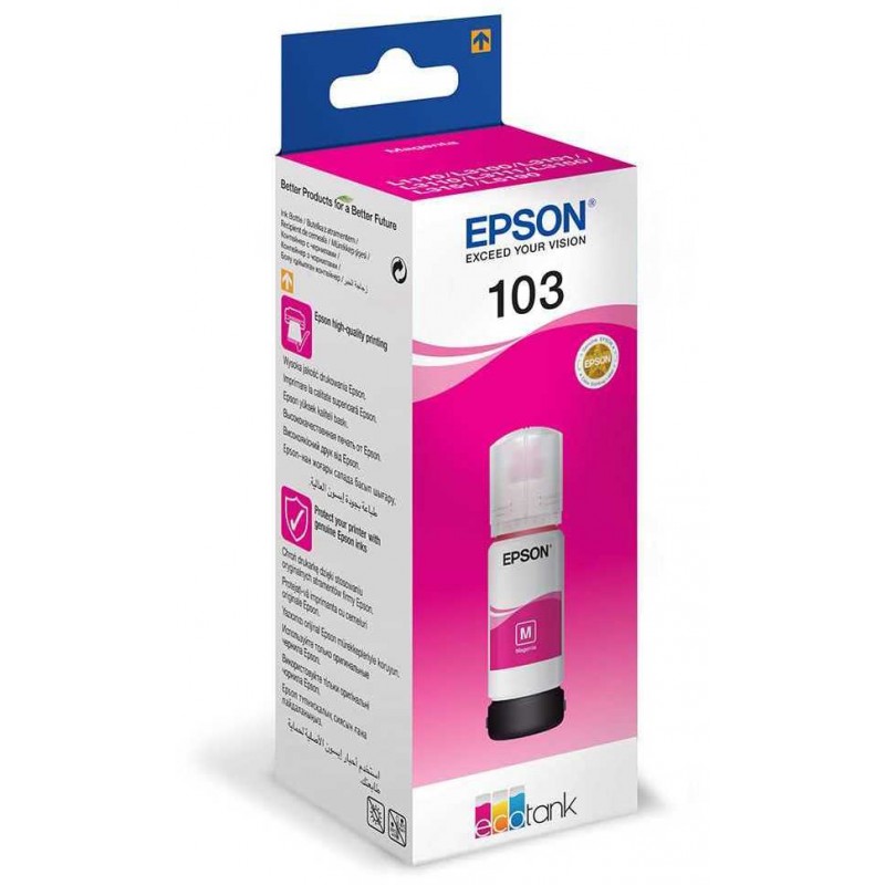 Bouteille d'encre Epson 103 Magenta EcoTank d'origine