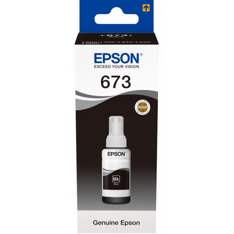 Bouteille d'encre Epson 673 (T6731) Noire