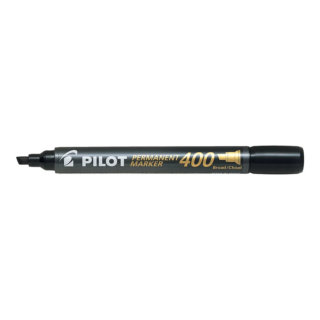 Marqueur Permanent Pilot SCA-400 Pointe Biseauté Noir