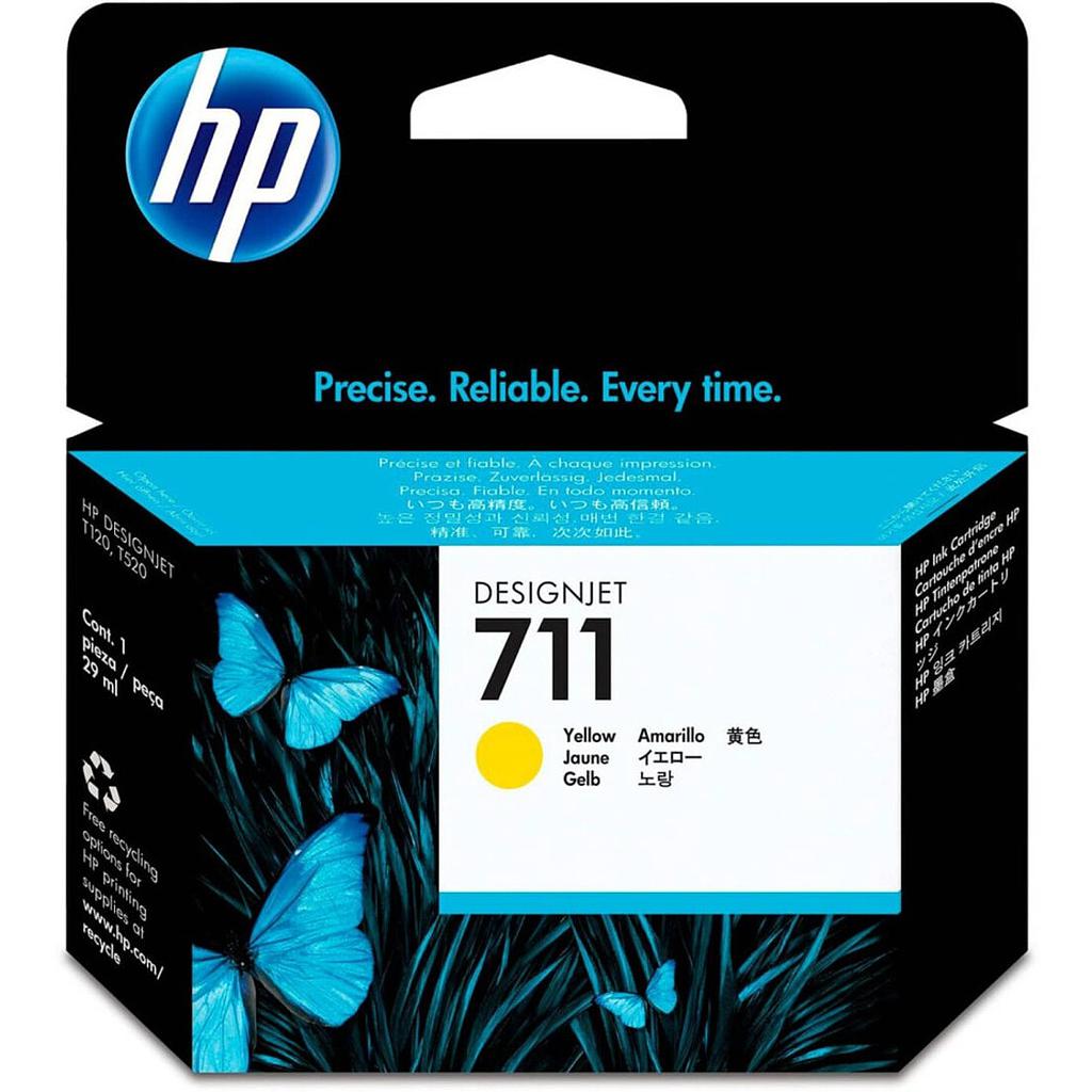Cartouche HP 711 29ML Yellow Standard Capacity (CZ132A)