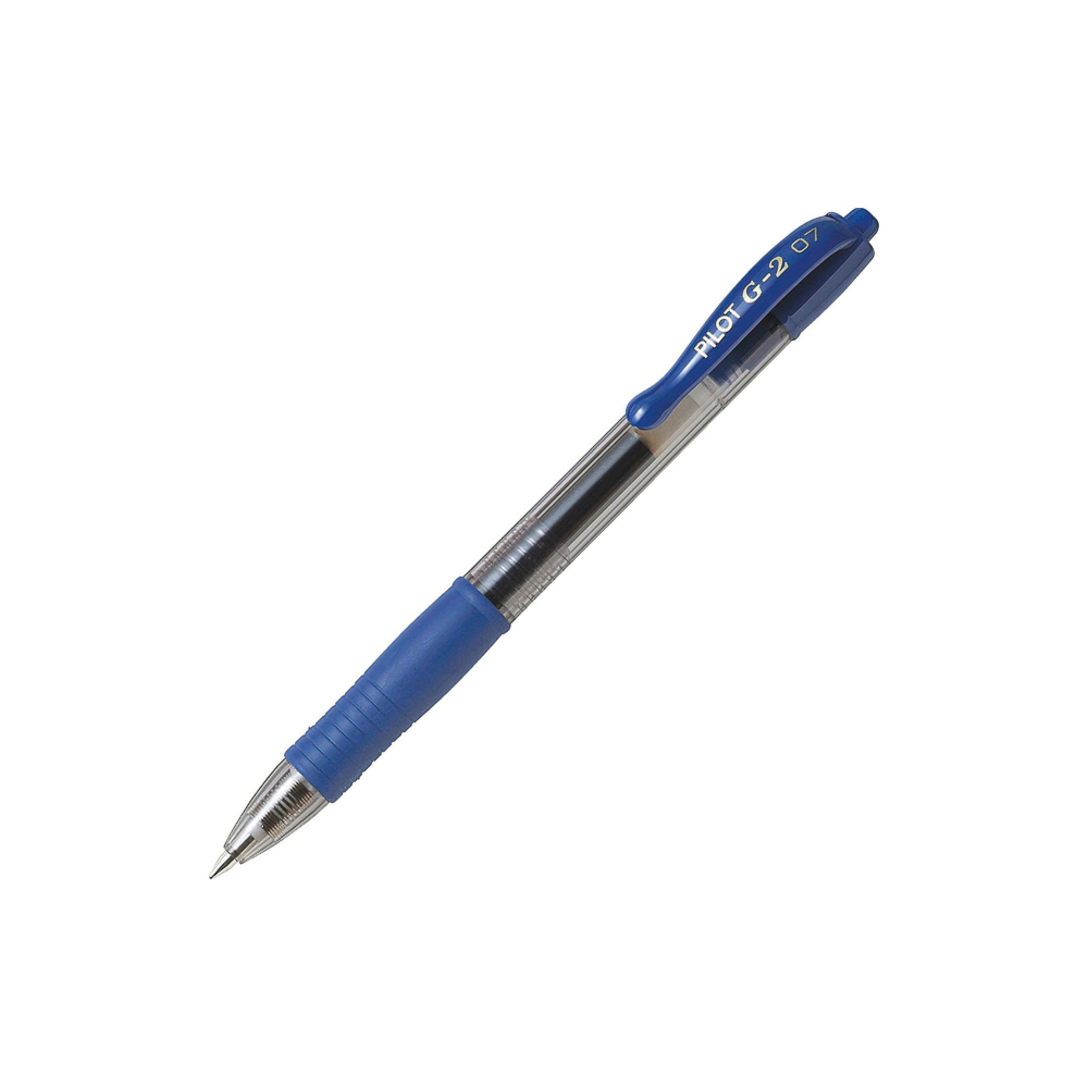 Paquet 12 Stylos Pilot G-2 Gel 0.7mm Bleu
