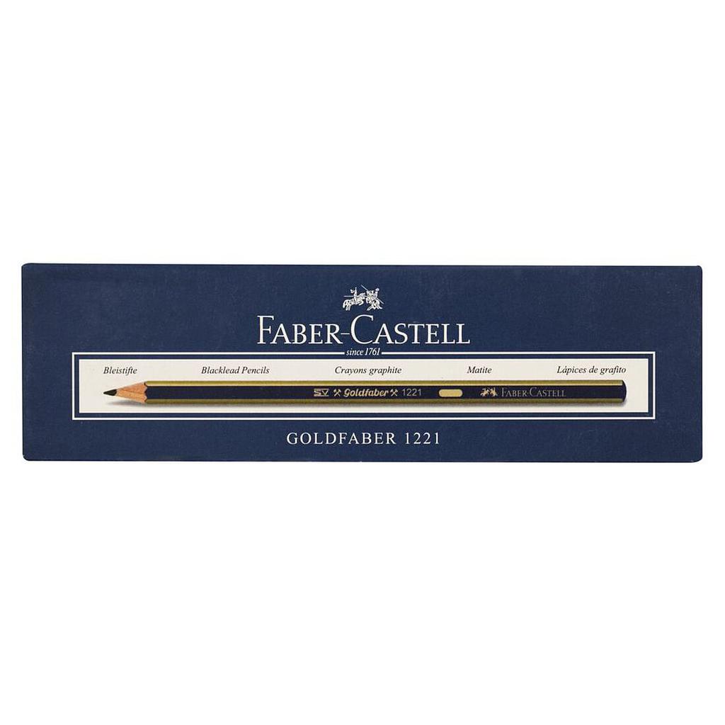 Boite 12 Crayons Faber Castell Gold Faber 1221 HB 112500