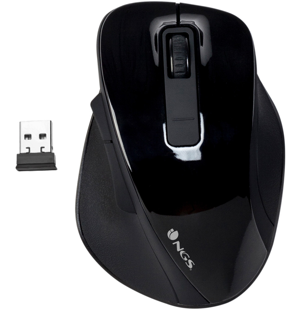 Souris NGS Bowblack Noire 5 Buttons Wireless