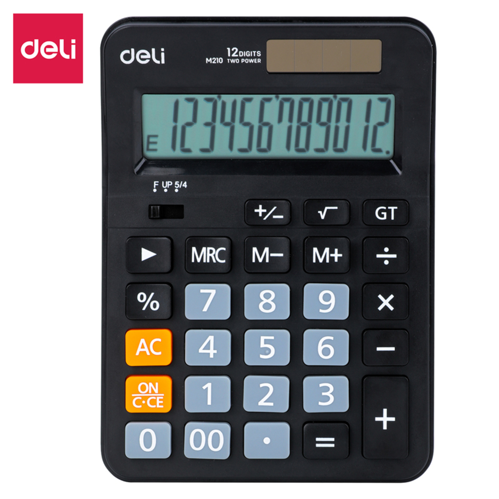 Calculatrice Bureau Deli EM210 Noir