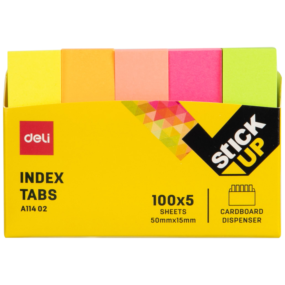 Post-it 50x15mm Deli 5 Couleurs 100 Sheets A11402