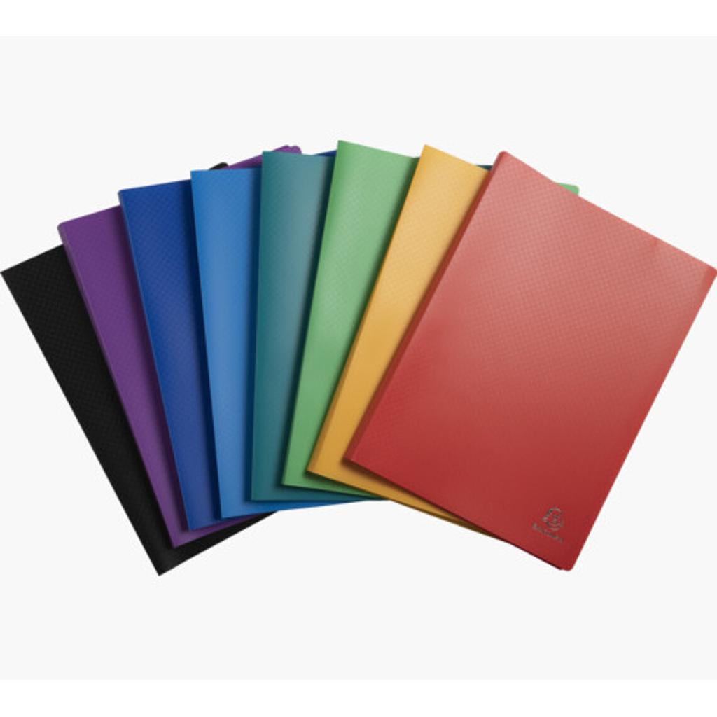 Porte Vues Soudes Exacompta 40 Vues 20 Pochettes 8520E  Assorties
