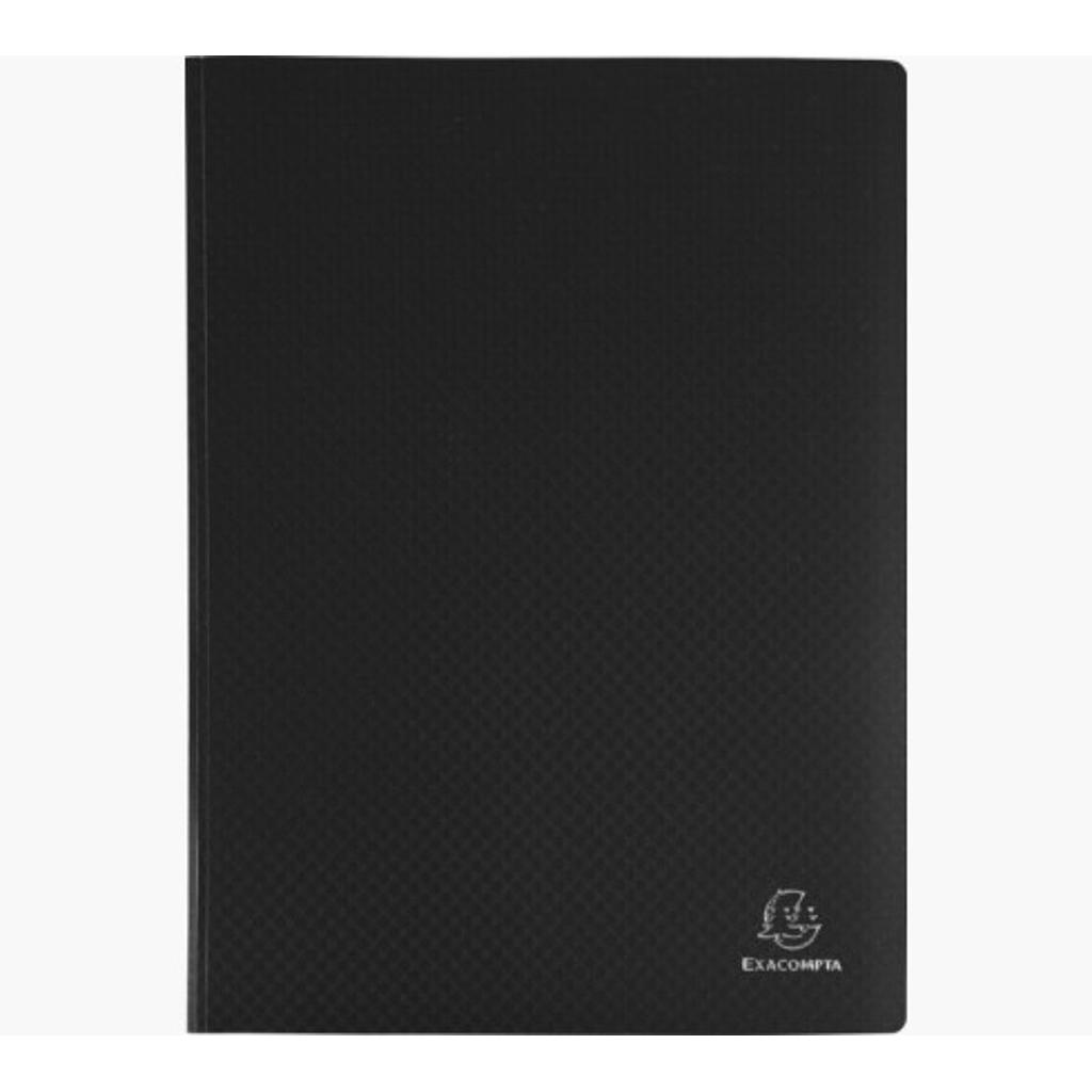 Porte Vues Soudes Exacompta 120 Vues 60 Pochettes 8561E  Noir