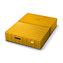 Disque dur externe Western Digital  WD MY PASSPORT USB 3.0 - 2To, Jaune