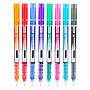 Jeu 8 Stylo Roller Pen 0.5mm Deli Think 8 Couleurs Q300-8c